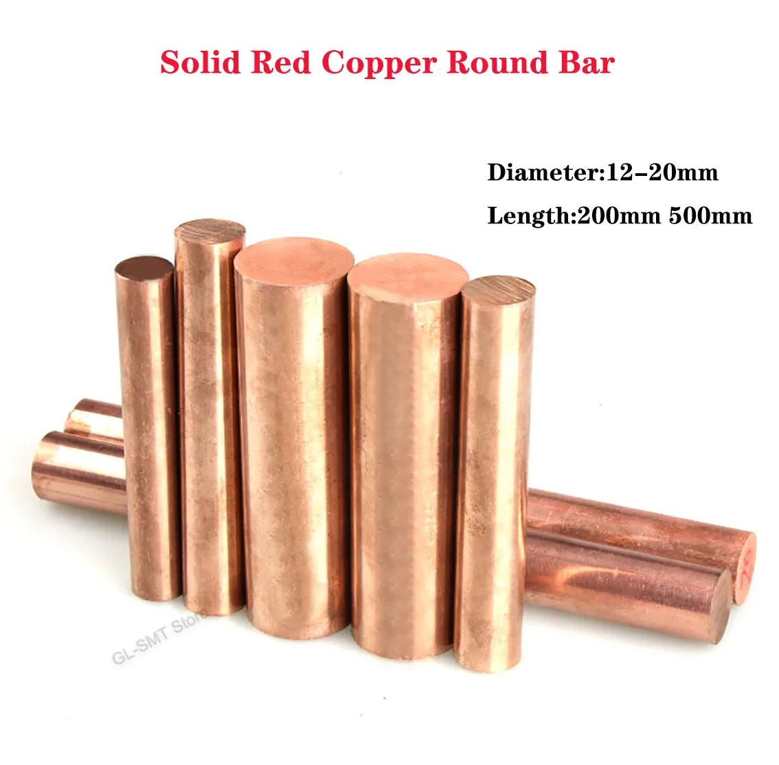 1Pcs Red Copper Round Bar Diameter 12-20mm Solid T2 Copper Rod Length 500mm For DIY Lathe Cutting Metal Tool Parts
1Pcs Red Copper Round Bar Diameter 12-20mm Solid T2 Copper Rod Length 500mm For DIY Lathe Cutting Metal Tool Parts