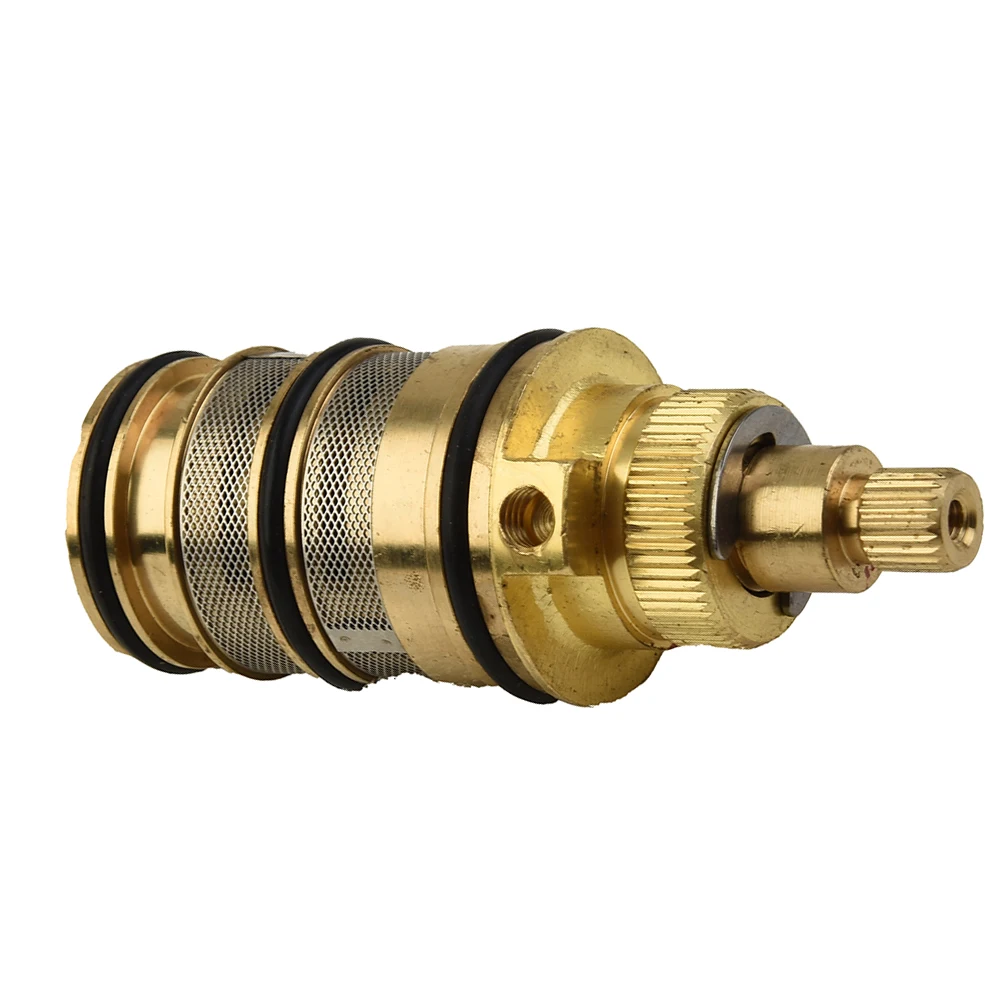 Brass Thermostatic Cartridge Bath Shower Mixing Valve Constant Water Temperature Faucet Valve Bathroom Kitchen Tap Valve
Brass Thermostatic Cartridge Bath Shower Mixing Valve Constant Water Temperature Faucet Valve Bathroom Kitchen Tap Valve