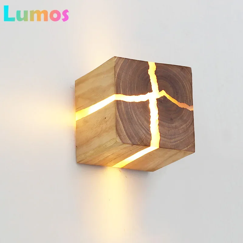 PF Split Wood Led Wall Lamp Creative Corridor Stairwell Square Sconce Nordic Solid Wooden Living Room Bedroom Bedside Wall Light
PF Split Wood Led Wall Lamp Creative Corridor Stairwell Square Sconce Nordic Solid Wooden Living Room Bedroom Bedside Wall Light