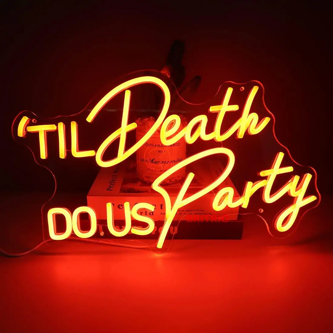 Til Death Do Us Party Neon Sign USB Dimmable LED Light for Wedding Engagement Bridal Shower Gothic Themed Wall Art Decor Gifts
Til Death Do Us Party Neon Sign USB Dimmable LED Light for Wedding Engagement Bridal Shower Gothic Themed Wall Art Decor Gifts