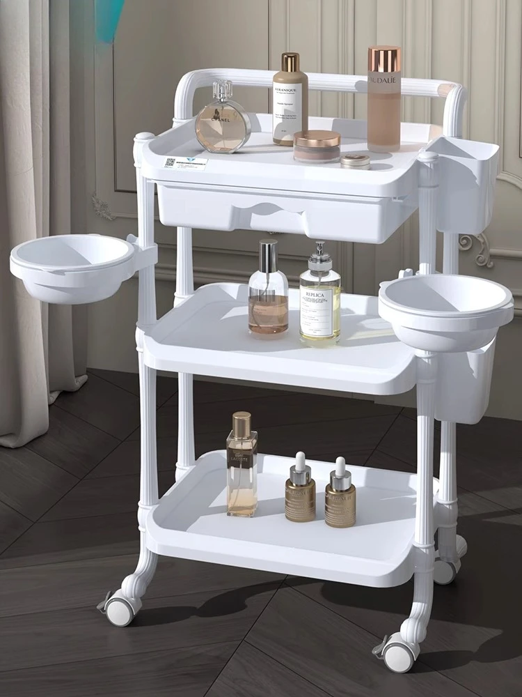 Kangerpu beauty cart beauty salon special trolley instrument eyelashes manicure hair storage tool cart rack
Kangerpu beauty cart beauty salon special trolley instrument eyelashes manicure hair storage tool cart rack