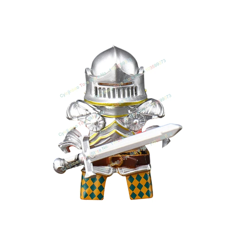 S128 MOC Castle Knights Silver Sword Armor Building Blocks Assembly Bricks Accessories Medieval Collection Children's Toys Gifts
S128 MOC Castle Knights Silver Sword Armor Building Blocks Assembly Bricks Accessories Medieval Collection Children's Toys Gifts