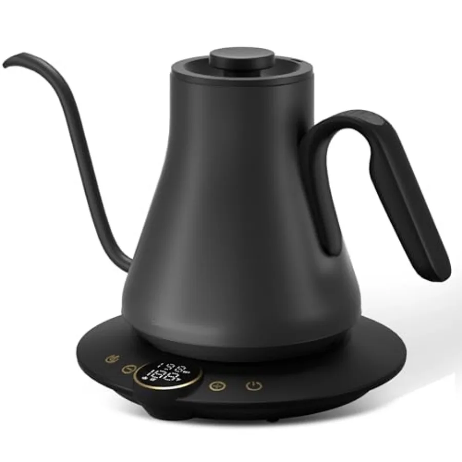 Barista Collection Gooseneck Electric Kettle ±1℉ Precise Temperature Control for Pour-Over Coffee and Tea Quick Heating 1500W S
Barista Collection Gooseneck Electric Kettle ±1℉ Precise Temperature Control for Pour-Over Coffee and Tea Quick Heating 1500W S