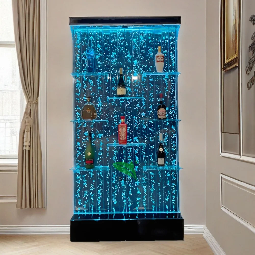 Customization.Home bar Furniture Color Changing Led Lighting Water Bubble Wall Decor Wine Display Cabinet
Customization.Home bar Furniture Color Changing Led Lighting Water Bubble Wall Decor Wine Display Cabinet