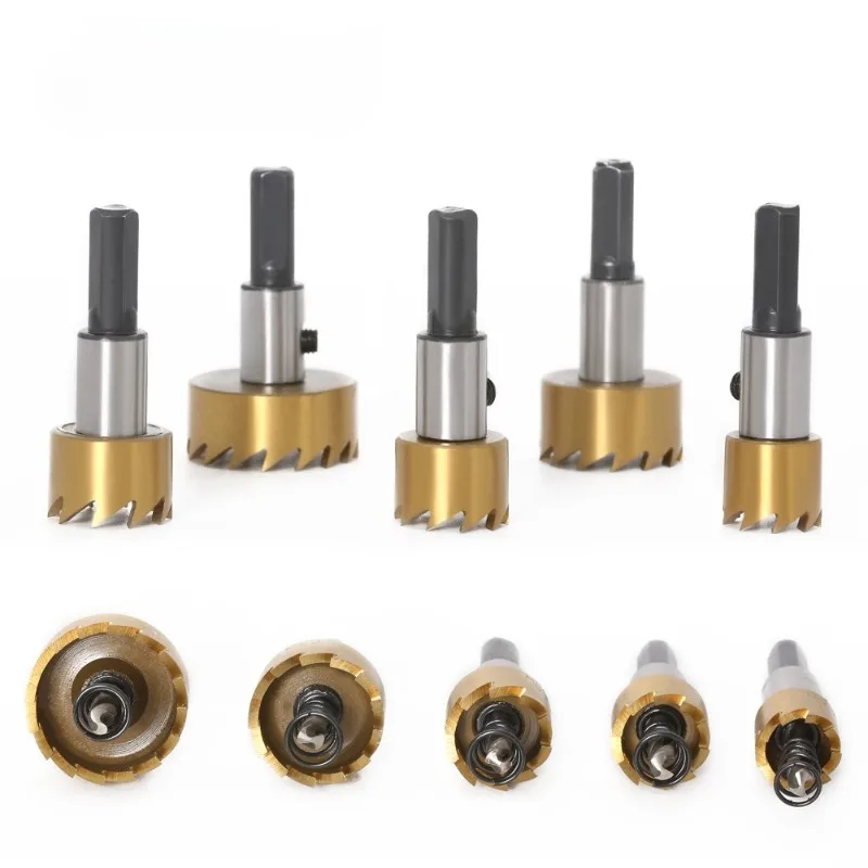 HSS Drill Bit Iron Sheet Iron Plate Aluminum Alloy Reaming Drilling Set Drill Bit Stainless Steel Titanium Plated Hole Opener
HSS Drill Bit Iron Sheet Iron Plate Aluminum Alloy Reaming Drilling Set Drill Bit Stainless Steel Titanium Plated Hole Opener