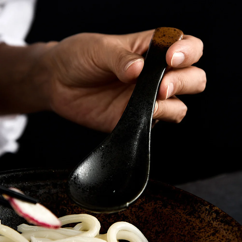 6Pcs Ceramic Soup Spoons Japanese Style Sturdy Kitchen Tools for Home Multipurpose Soup Ramen Ice Cream Food Serving Ladles
6Pcs Ceramic Soup Spoons Japanese Style Sturdy Kitchen Tools for Home Multipurpose Soup Ramen Ice Cream Food Serving Ladles