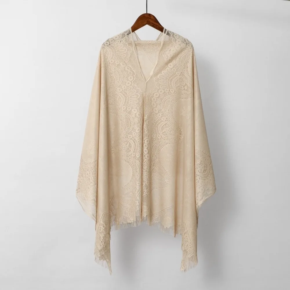 Fashion Boho Women's Cardigan Shawl Breathable Elegant Hollow-Out Shawl Solid Color Lightweight Ethnic Style Shawl Women's Wear
Fashion Boho Women's Cardigan Shawl Breathable Elegant Hollow-Out Shawl Solid Color Lightweight Ethnic Style Shawl Women's Wear