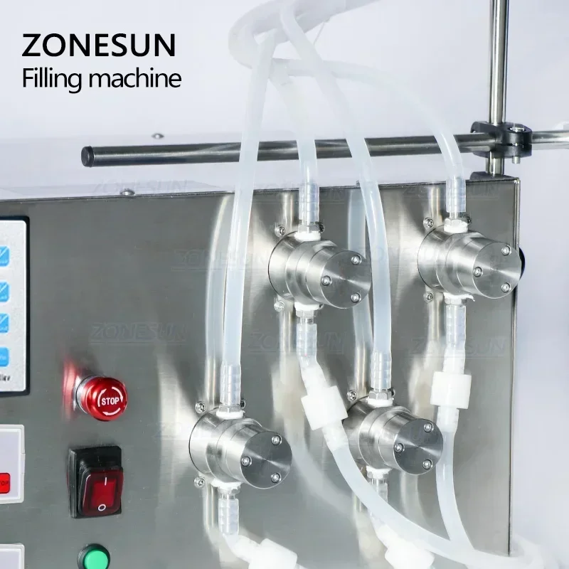 ZONESUN ZS-YTMP4S Semi-Automatic 4 Head Electric Juice Drink Soya Milk Vinegar Bottle Magnetic Pump Filling Machine
ZONESUN ZS-YTMP4S Semi-Automatic 4 Head Electric Juice Drink Soya Milk Vinegar Bottle Magnetic Pump Filling Machine