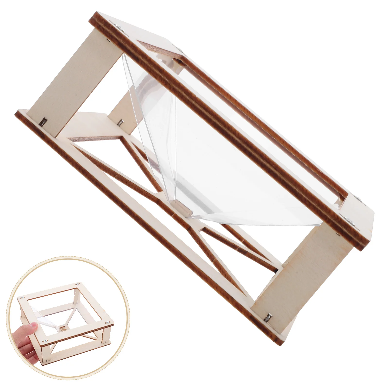 6Sets Holographic Projector Pyramid Smartphone 3D Display Stand Virtual 3D Hologram Mobile Science DIY Kit Hologram Projector
6Sets Holographic Projector Pyramid Smartphone 3D Display Stand Virtual 3D Hologram Mobile Science DIY Kit Hologram Projector