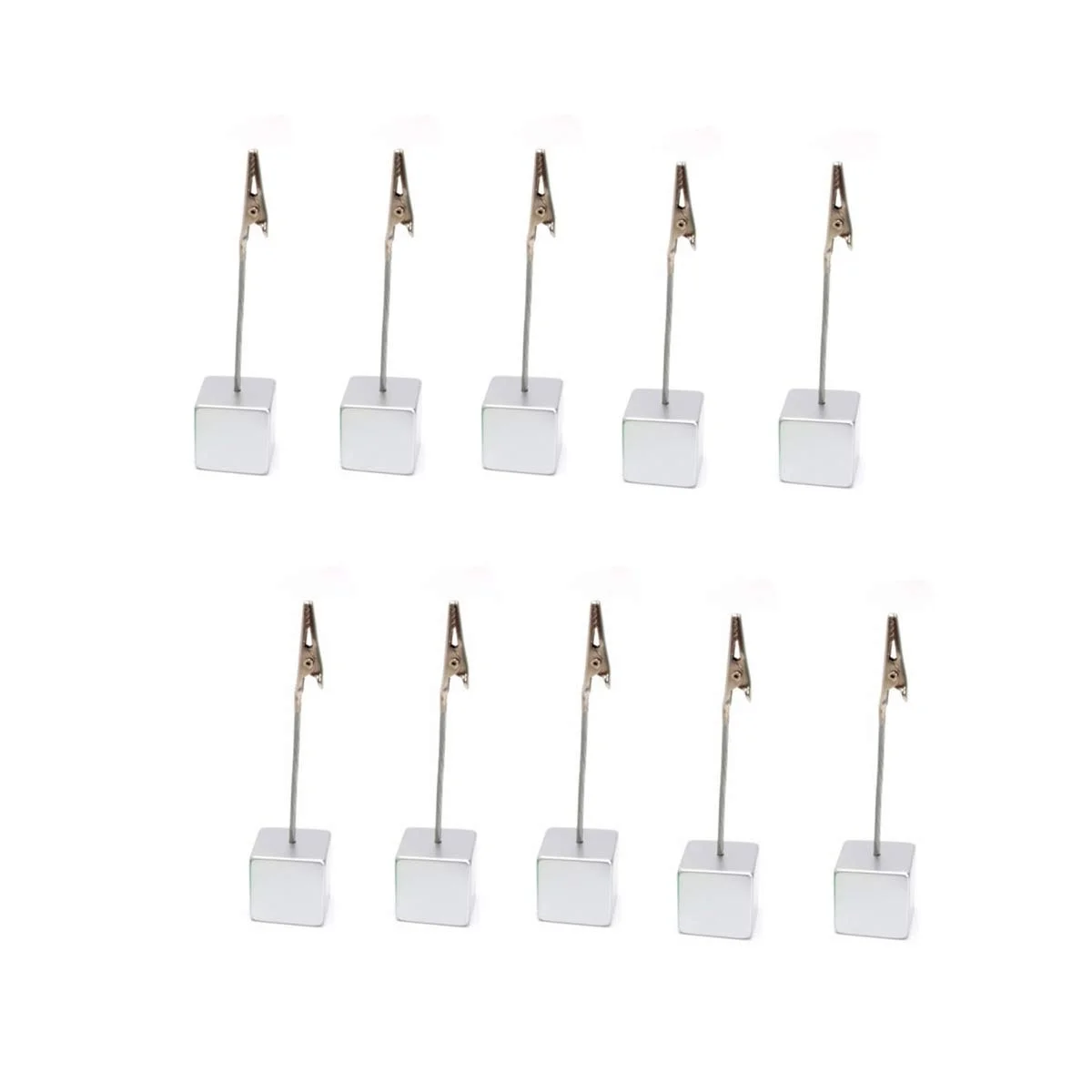 10 Pcs Message Folder Table Decoration Clip Memo Business Card Silver Photo Note Clamp
10 Pcs Message Folder Table Decoration Clip Memo Business Card Silver Photo Note Clamp