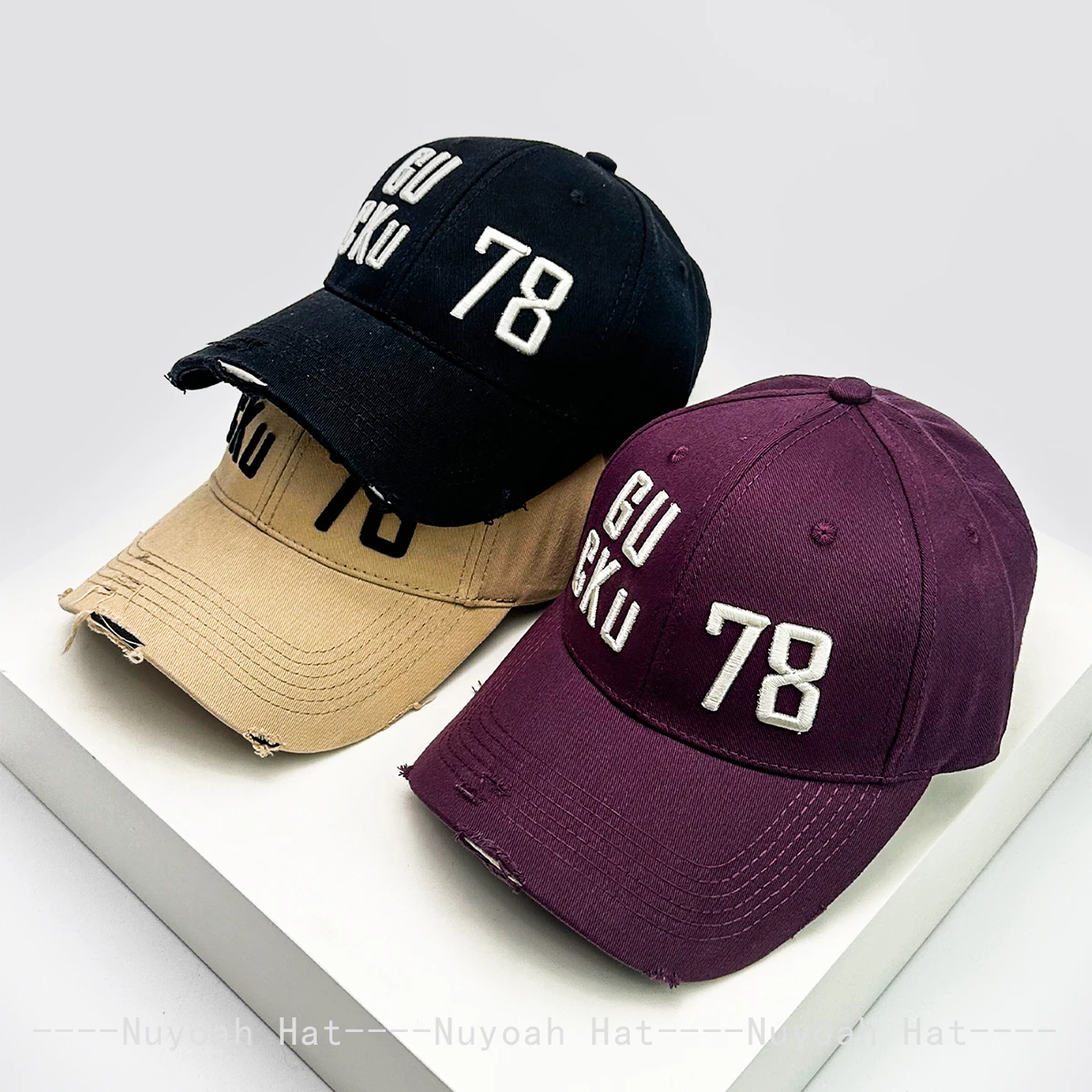 New Men Women Broken 3D Embroidered 78 Letters Baseball Hats Sunshade Outdoor Versatile Casual Peaked Caps Hardtop Fashion Retro 
New Men Women Broken 3D Embroidered 78 Letters Baseball Hats Sunshade Outdoor Versatile Casual Peaked Caps Hardtop Fashion Retro