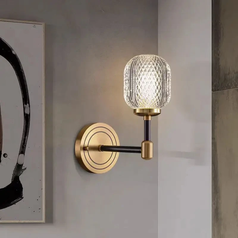 Modern LED Crystal Wall Lamp Copper Luxury Wall Light Bedroom Living Room Simple Decoration Bedhead Indoor Wall Hanging Lamp
Modern LED Crystal Wall Lamp Copper Luxury Wall Light Bedroom Living Room Simple Decoration Bedhead Indoor Wall Hanging Lamp