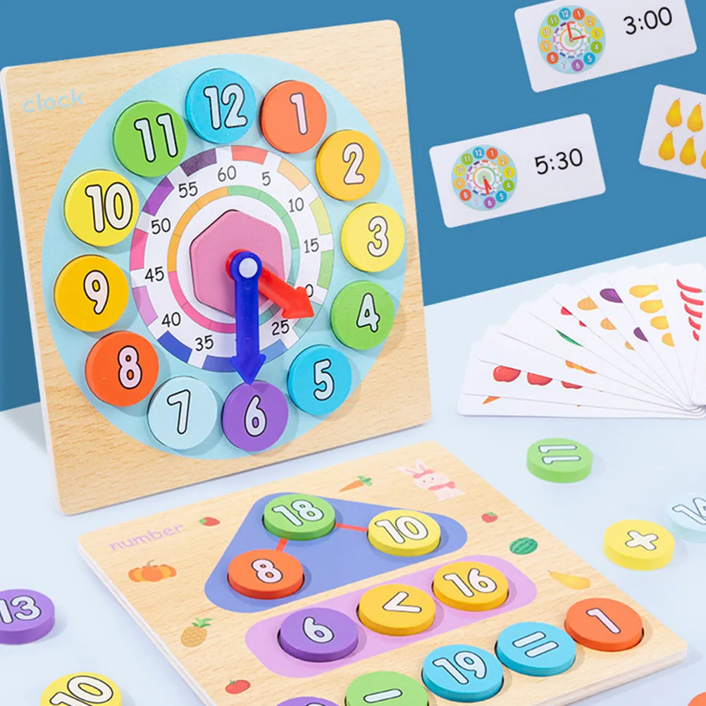 1 Set Number Clock Letter Board Educational Puzzle Creative Parent-Child Matching Game Colorful Early Learning Number Jigsaw
1 Set Number Clock Letter Board Educational Puzzle Creative Parent-Child Matching Game Colorful Early Learning Number Jigsaw