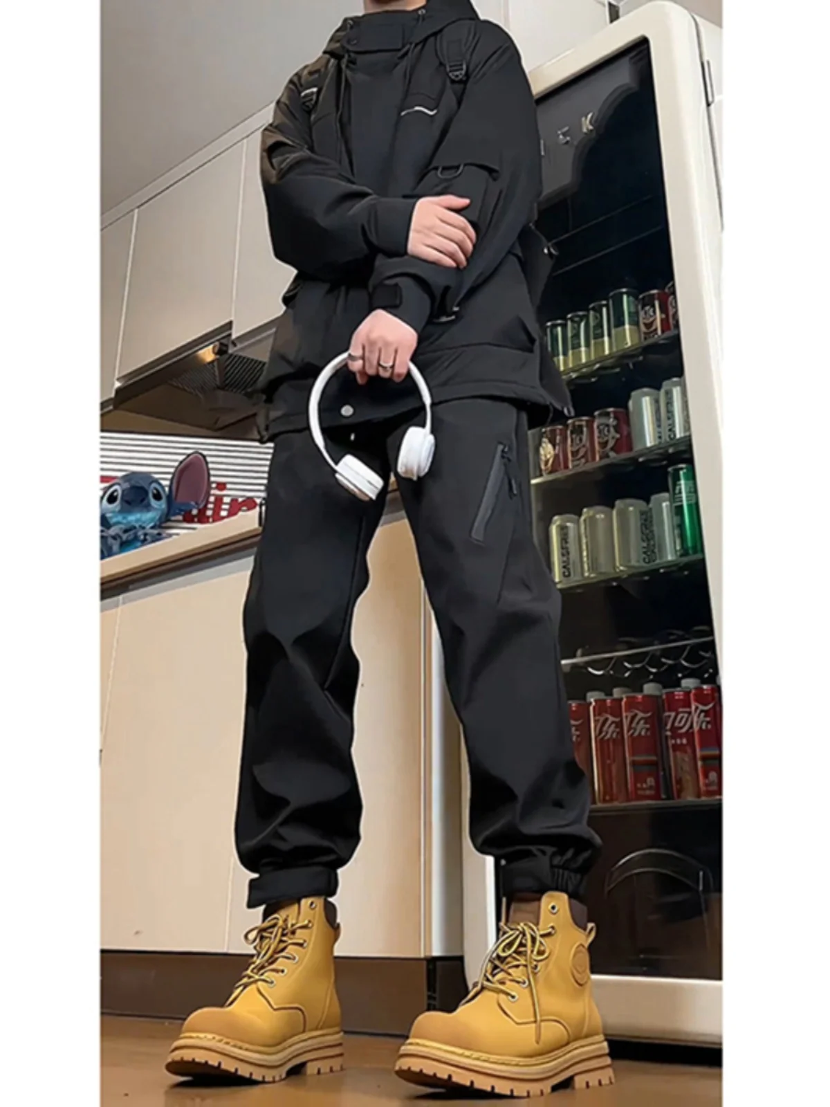 Водонепроницаемые брюки Bla Fce на флисовой подкладке для женщин, осенне-зимние рабочие брюки, готовые к носке, с высокой талией, прямые, под ботинки
Водонепроницаемые брюки Bla Fce на флисовой подкладке для женщин, осенне-зимние рабочие брюки, готовые к носке, с высокой талией, прямые, под ботинки