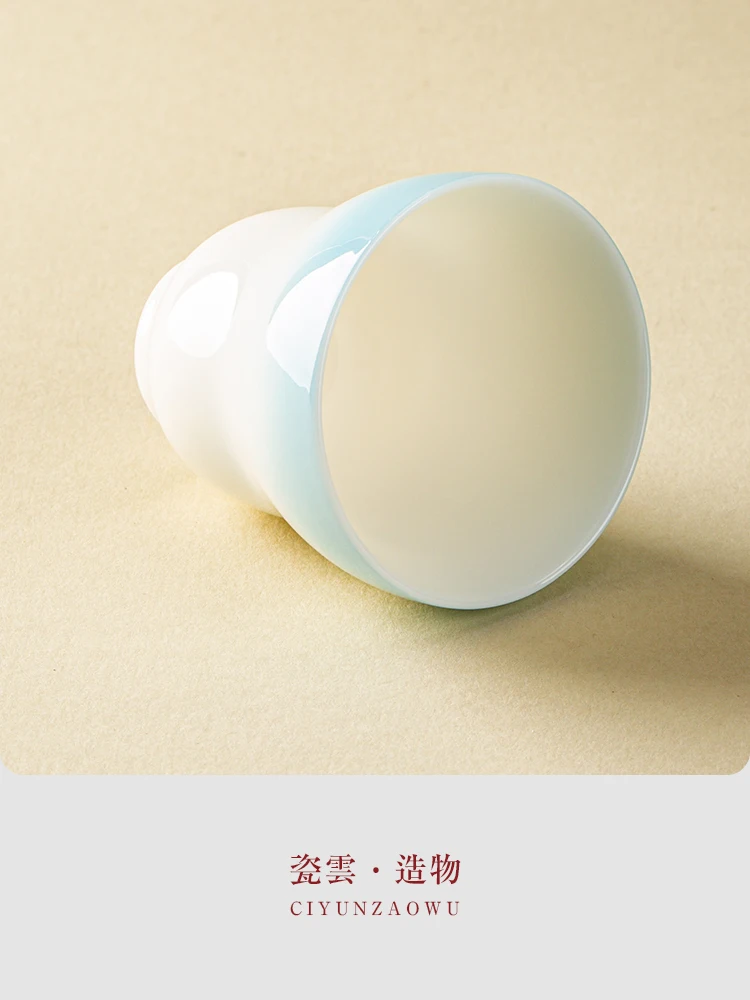 High Quality Ice Jade Porcelain Ceramic Cup Blue Gourd Single Set Household High-End Lady
High Quality Ice Jade Porcelain Ceramic Cup Blue Gourd Single Set Household High-End Lady