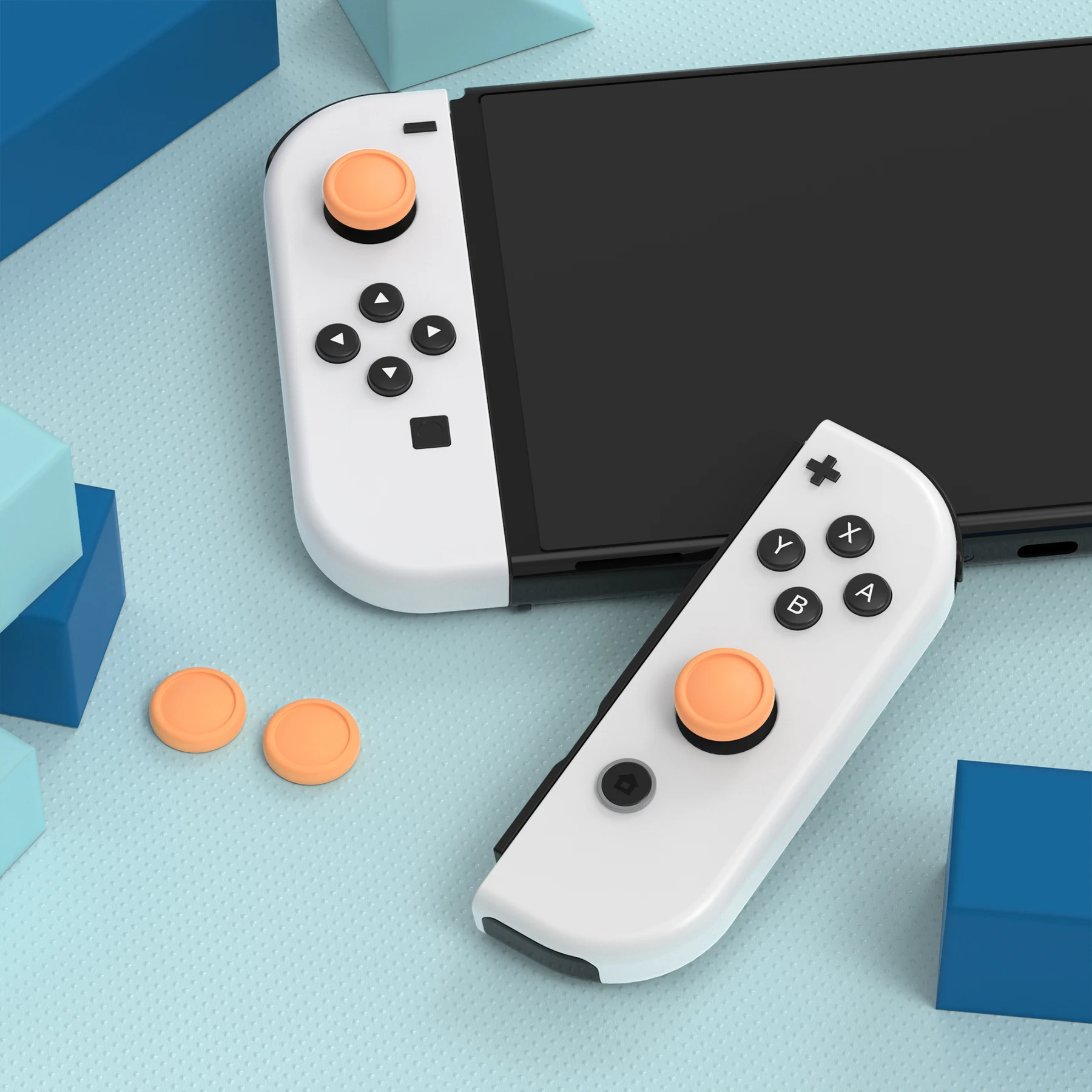 PlayVital Joystick Caps for NS Switch, Thumb Stick Caps for Switch Lite Joycon, Thumb Grip for Switch OLED - Apricot Yellow
PlayVital Joystick Caps for NS Switch, Thumb Stick Caps for Switch Lite Joycon, Thumb Grip for Switch OLED - Apricot Yellow