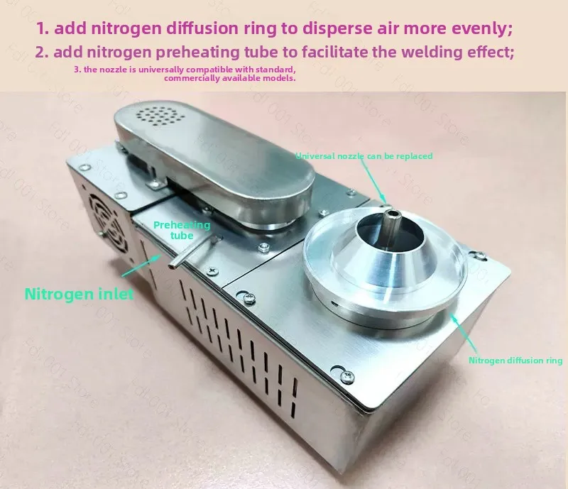 Selective Wave Soldering Pot Mini Automatic Benchtop Solder Pot for PCB
Selective Wave Soldering Pot Mini Automatic Benchtop Solder Pot for PCB