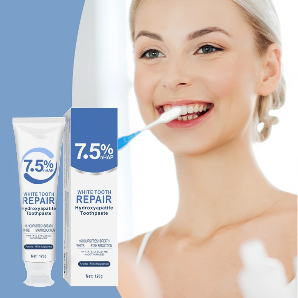 Hydroxyapatite Toothpaste Improve Bad Breath Prevent Caries Gentle Effective Formula Mint Fresh Breath Whitening
Hydroxyapatite Toothpaste Improve Bad Breath Prevent Caries Gentle Effective Formula Mint Fresh Breath Whitening