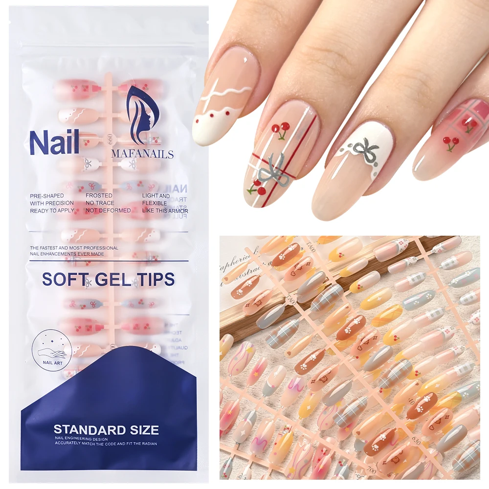 150Pcs Medium Almond Press On Nails Polka Dots Plaid Lace French Tips Fake Nail Korean Sweet Style Wearable False Fingertips td
150Pcs Medium Almond Press On Nails Polka Dots Plaid Lace French Tips Fake Nail Korean Sweet Style Wearable False Fingertips td
