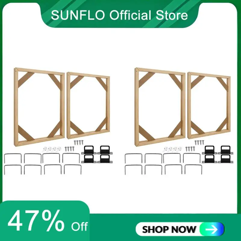 SUNFLO 4 Set DIY Solid Wood Canvas Frame Kit, 16X20 Inch Canvas Frame Stretcher Bars Wood For Oil Paintings, Prints And Posters
SUNFLO 4 Set DIY Solid Wood Canvas Frame Kit, 16X20 Inch Canvas Frame Stretcher Bars Wood For Oil Paintings, Prints And Posters