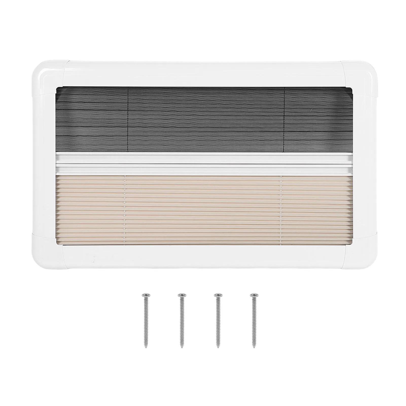 New RV Interior Window Blind 24×12inch UV Blocking Heat Insulated Privacy Protection Pleated Shade for Camper Van Caravan
New RV Interior Window Blind 24×12inch UV Blocking Heat Insulated Privacy Protection Pleated Shade for Camper Van Caravan