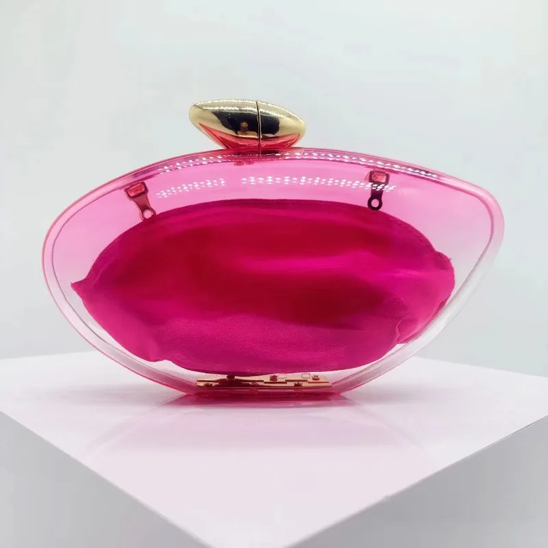 Trend Design Transparent Acrylic Simple Evening Clutch Bag Irregular Shape Women's Fashionable Gradient Color Clip Crossbody Bag
Trend Design Transparent Acrylic Simple Evening Clutch Bag Irregular Shape Women's Fashionable Gradient Color Clip Crossbody Bag