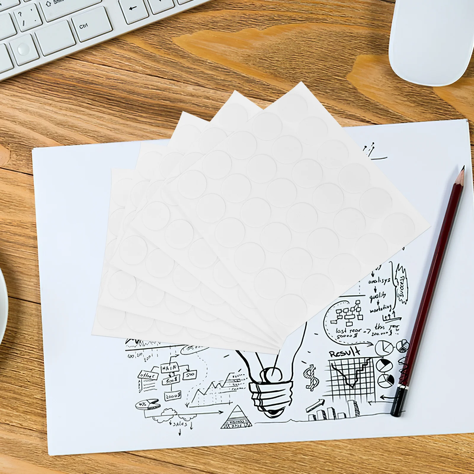 5 Sheets Double Sided Sticky Dot Adhesive Dots Double-sided Self-adhesive Sticker
5 Sheets Double Sided Sticky Dot Adhesive Dots Double-sided Self-adhesive Sticker