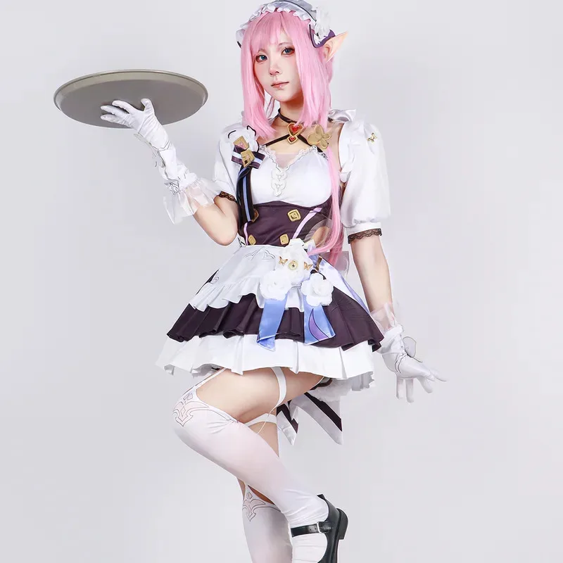 Elysia Cosplay Costume Honkai Impact 3 Carnival Maid Uniform Wig Anime Halloween Costumes Women Game
Elysia Cosplay Costume Honkai Impact 3 Carnival Maid Uniform Wig Anime Halloween Costumes Women Game