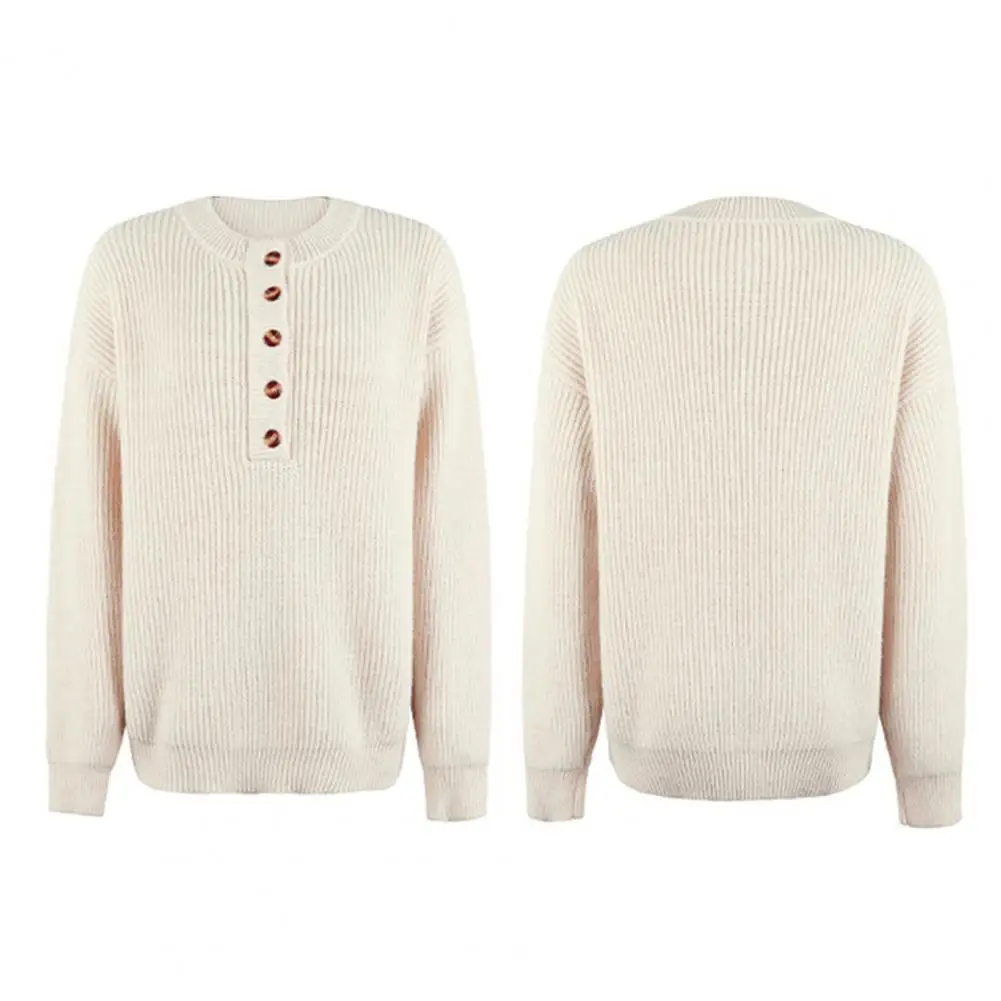 Popular Sweater Blouse Crew Neck Elastic Knitted Sweater Autumn Winter Solid Color Loose Sweater Jumper
Popular Sweater Blouse Crew Neck Elastic Knitted Sweater Autumn Winter Solid Color Loose Sweater Jumper