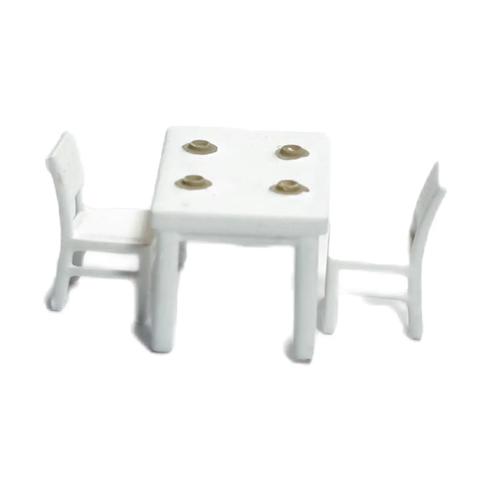 3Pcs 1/64 Dollhouse Furniture Layout Resin Crafts Miniatures Furniture Set Table and Chair Model Miniature Dollhouse Accessories
3Pcs 1/64 Dollhouse Furniture Layout Resin Crafts Miniatures Furniture Set Table and Chair Model Miniature Dollhouse Accessories