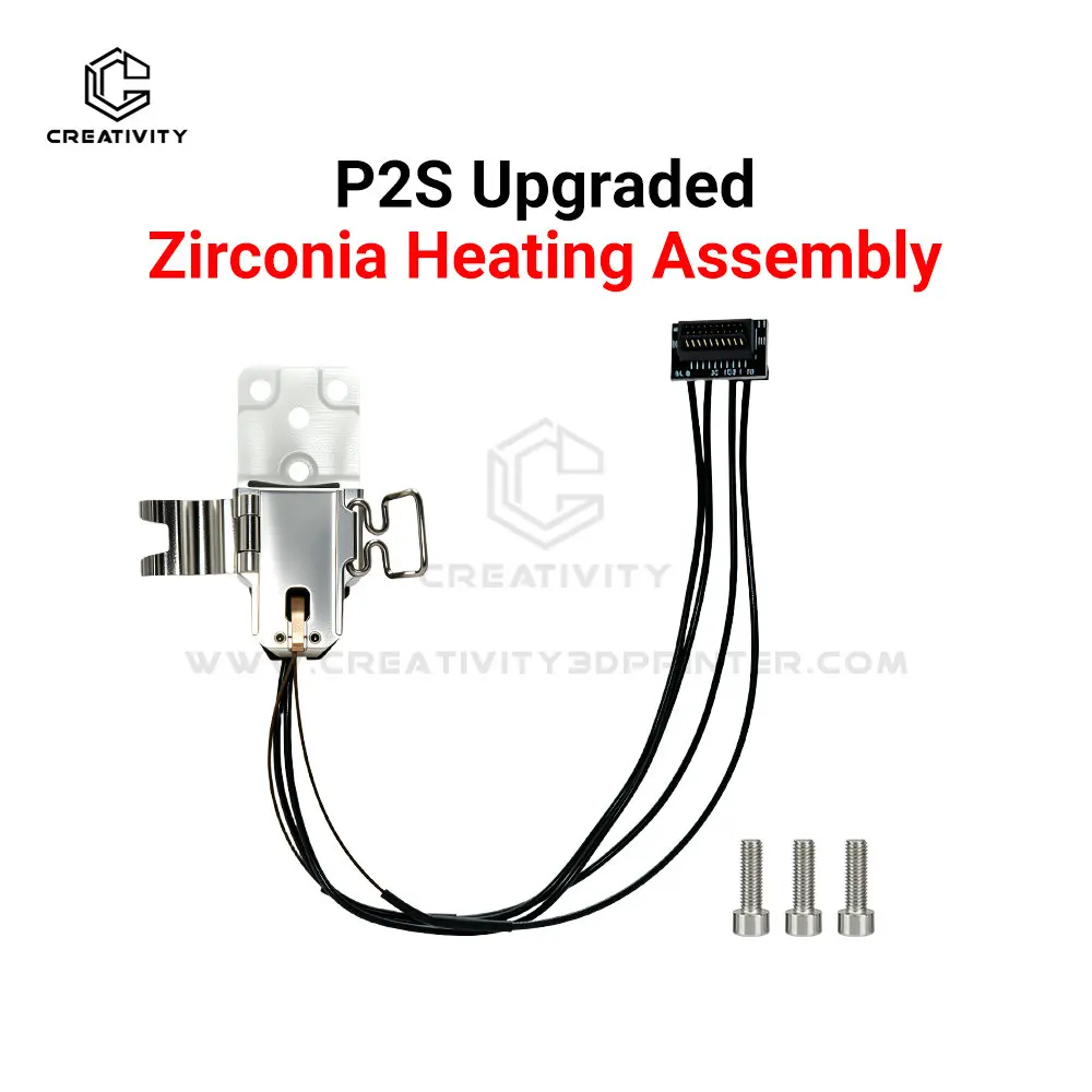 Upgraded Mounting Heating Assembly for P2S Hotend Quick Swap Heating Component with Heater Thermistor for P2S Extruder Accessory
Upgraded Mounting Heating Assembly for P2S Hotend Quick Swap Heating Component with Heater Thermistor for P2S Extruder Accessory