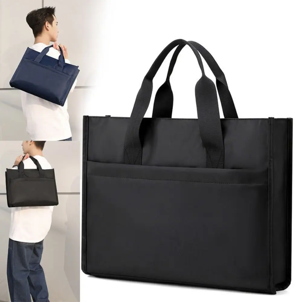 Useful Oxford Cloth Briefcase Large Capacity Waterproof File Bag Multi-Layer Dust-proof Stationery Storage Bag Office Supplies
Useful Oxford Cloth Briefcase Large Capacity Waterproof File Bag Multi-Layer Dust-proof Stationery Storage Bag Office Supplies