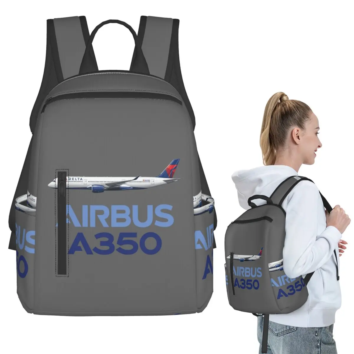 New Airbus Beluga A350 Backpack Student Boys Girls BookBag Children School Bag Laptop Shoulder Bags for Men Women
New Airbus Beluga A350 Backpack Student Boys Girls BookBag Children School Bag Laptop Shoulder Bags for Men Women