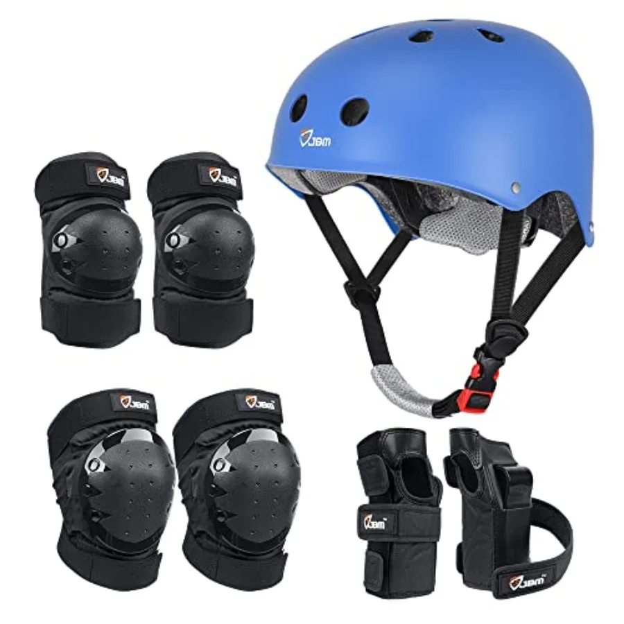Skating Protective Gear Adult Skateboard Helmet Knee and Elbow Pads with Wrist Guards for Inline Roller Skating Skateboarding S
Skating Protective Gear Adult Skateboard Helmet Knee and Elbow Pads with Wrist Guards for Inline Roller Skating Skateboarding S