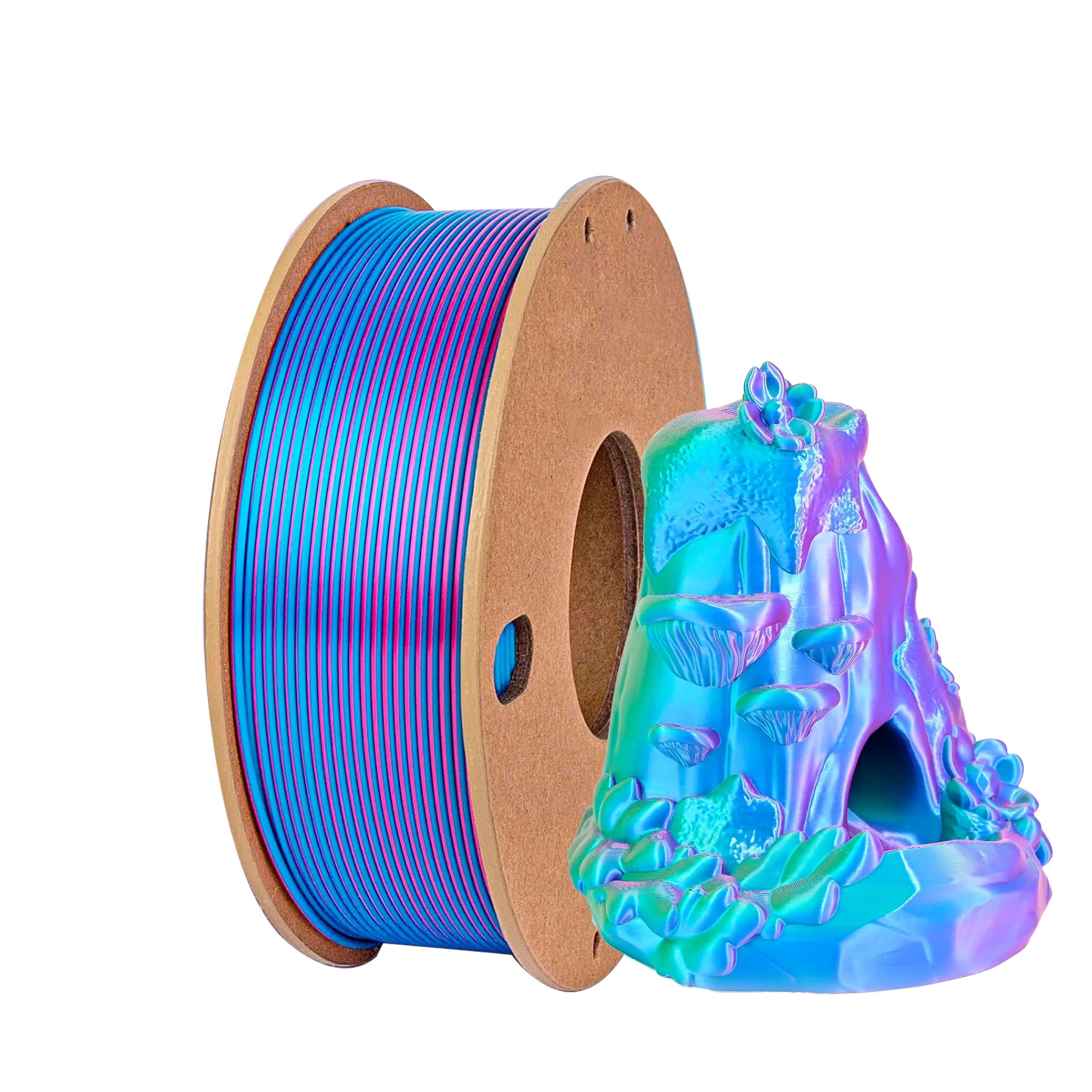 PLA Filament 1.75mm Tri-Colors, 3D Printer Filament Silk PLA Filament, Rainbow PLA Filament with Silk PLA Sky Blue Rose Red and
PLA Filament 1.75mm Tri-Colors, 3D Printer Filament Silk PLA Filament, Rainbow PLA Filament with Silk PLA Sky Blue Rose Red and