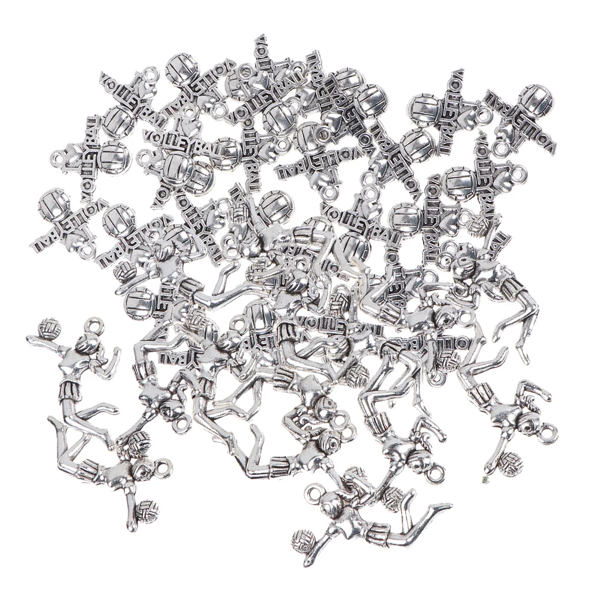 45Pcs Alloy Necklace Charms Pendant Creative Volleyball Athlete DIY Jewelry Making for Birthday Christmas Thanksgiving
45Pcs Alloy Necklace Charms Pendant Creative Volleyball Athlete DIY Jewelry Making for Birthday Christmas Thanksgiving