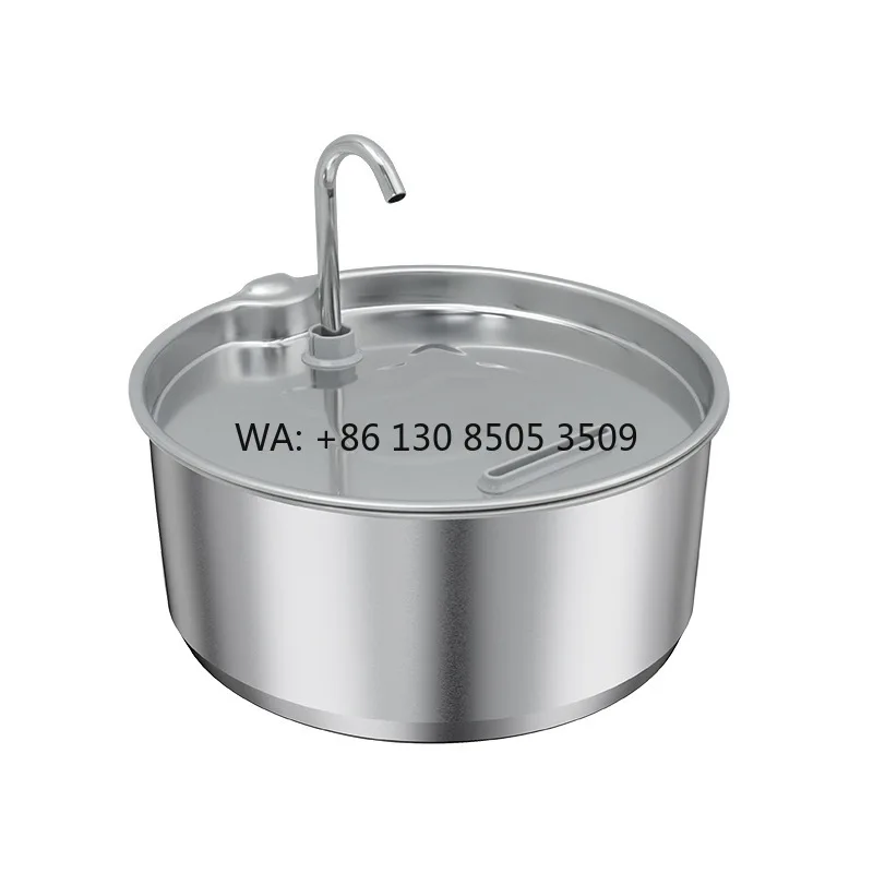 New 3L Plug-in 304 Stainless Steel Automatic Eco-Friendly Portable Pet Water Fountain Ultra Quiet Circulating Filter Easy Clean
New 3L Plug-in 304 Stainless Steel Automatic Eco-Friendly Portable Pet Water Fountain Ultra Quiet Circulating Filter Easy Clean