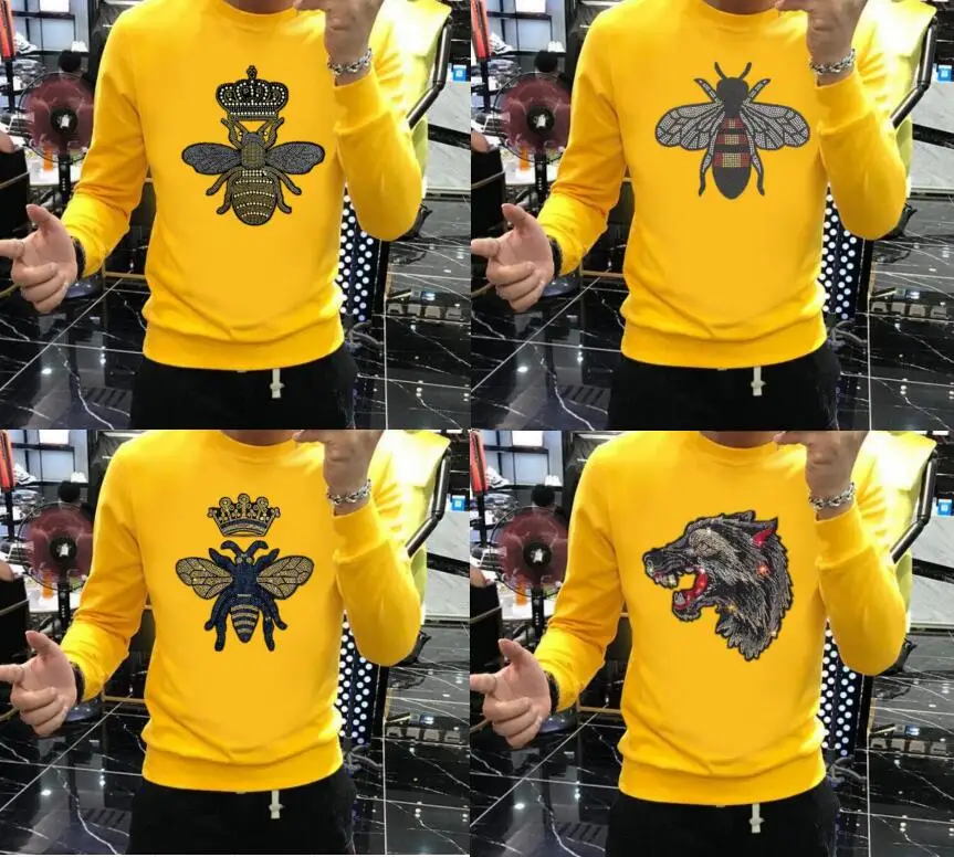 Men's Anime Fashion Long Sleeve Hoody Rhinestone Designer Sweatshirt Diamond Casual Hoodie for Streetwear
Men's Anime Fashion Long Sleeve Hoody Rhinestone Designer Sweatshirt Diamond Casual Hoodie for Streetwear