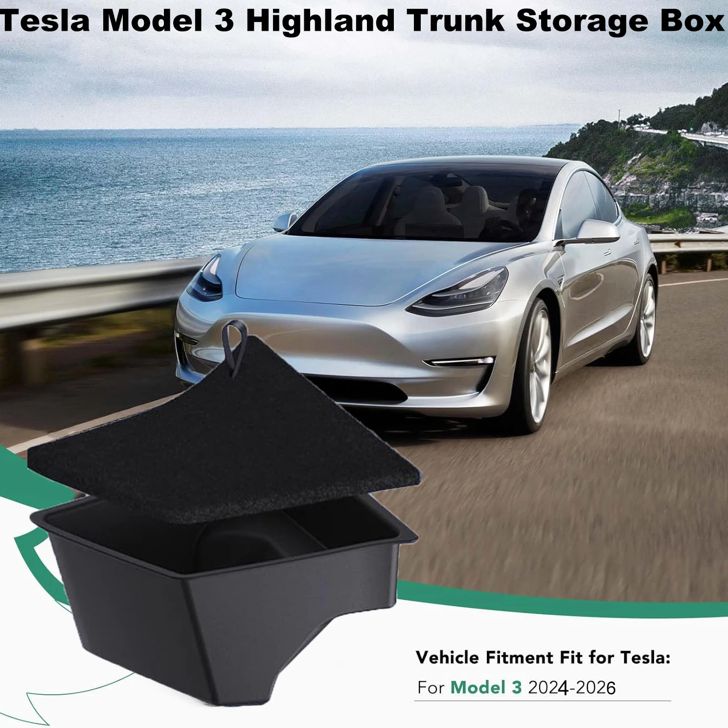 Waterproof TPE Trunk Organizer Box For Tesla Model 3 Highland 2024 2025 2026 Rear Storage Bin Side Cargo Holder Car Accessories
Waterproof TPE Trunk Organizer Box For Tesla Model 3 Highland 2024 2025 2026 Rear Storage Bin Side Cargo Holder Car Accessories
