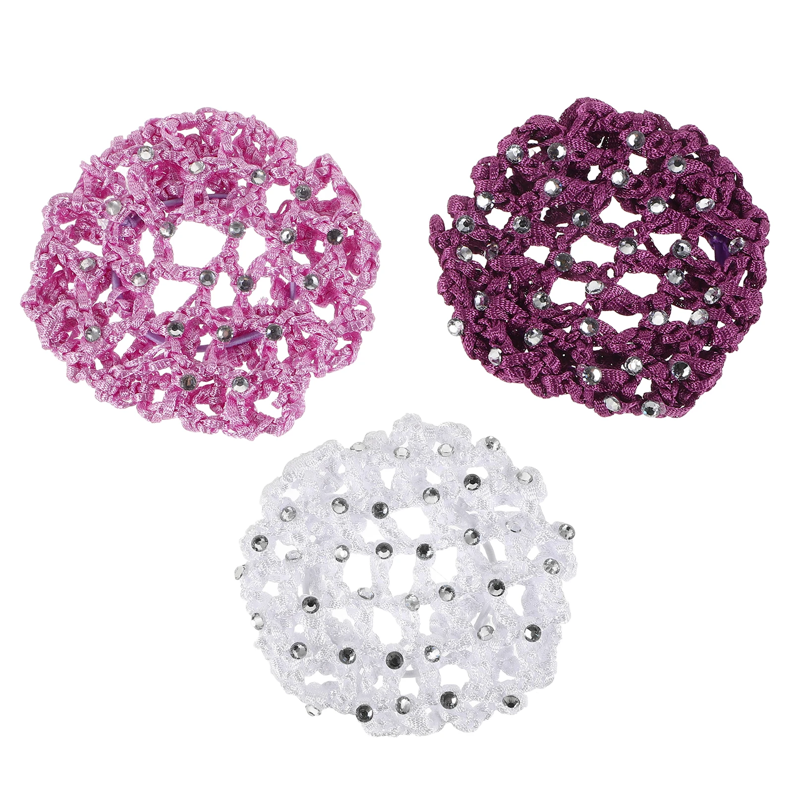 3 Pcs Hair Pocket Accessories Bun Holder Covers for Women Net Ballet Nets Convenient Rhinestones Elastic Mesh Holders
3 Pcs Hair Pocket Accessories Bun Holder Covers for Women Net Ballet Nets Convenient Rhinestones Elastic Mesh Holders