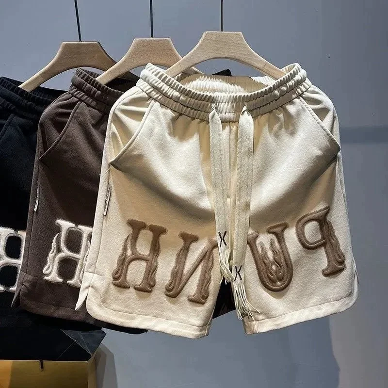 Fashion Letter Printing Drawstring Shorts Men's Summer New Sports Pants Trendy Brand Loose American Casual Five-point Pants
Fashion Letter Printing Drawstring Shorts Men's Summer New Sports Pants Trendy Brand Loose American Casual Five-point Pants