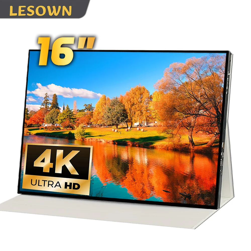 LESOWN 16 Inch Portable Monitor 3840x2400 Auxiliary Display IPS LCD Screen External Gaming Display for PS5/Xbox Switch/Laptop
LESOWN 16 Inch Portable Monitor 3840x2400 Auxiliary Display IPS LCD Screen External Gaming Display for PS5/Xbox Switch/Laptop