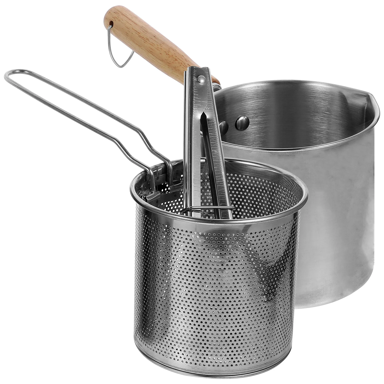 Stainless Steel Fryer Fried Skewers Stove Top Deep with Tong Mini Frying Pot Fryers
Stainless Steel Fryer Fried Skewers Stove Top Deep with Tong Mini Frying Pot Fryers