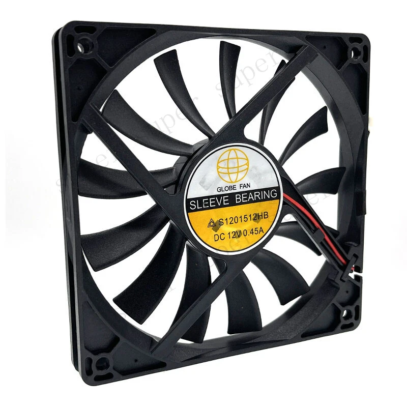 S+ S1201512HB 120mm 15mm Slim Computer PC Cooling Fan 120X120X15mm DC 12V Sleeve
S+ S1201512HB 120mm 15mm Slim Computer PC Cooling Fan 120X120X15mm DC 12V Sleeve