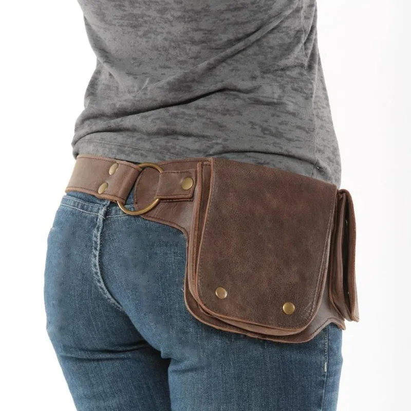 Medieval Punk Leather Waist Bag Cosplay Women's Waistpack Human Strap Belt Satchel Retro Waist Pack Adjustable Zipper Button Bag
Medieval Punk Leather Waist Bag Cosplay Women's Waistpack Human Strap Belt Satchel Retro Waist Pack Adjustable Zipper Button Bag