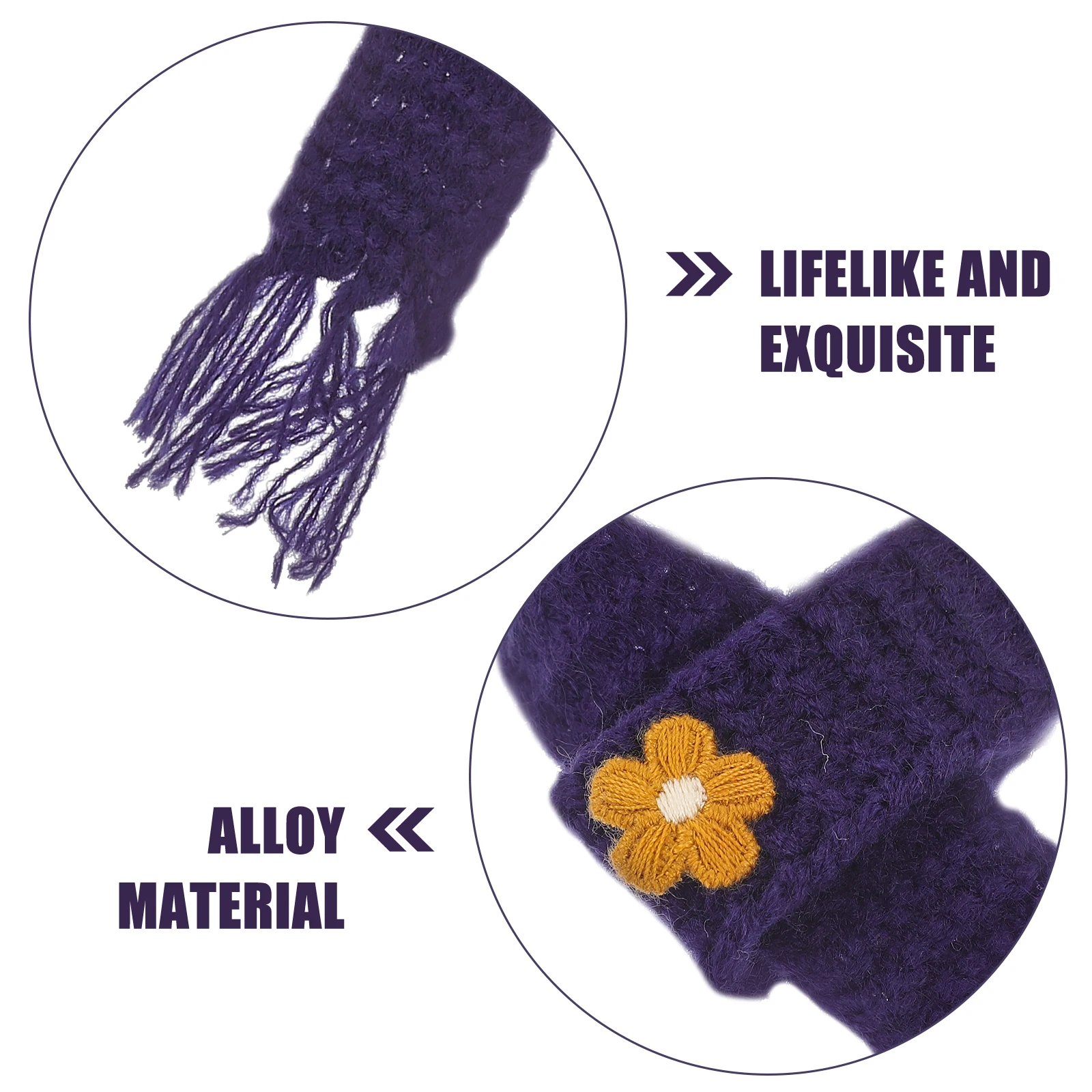 5 Pcs Mini Scarf Girl's Fashion Scarves Kawaii Adjustable Crochet Accessories Yarn
5 Pcs Mini Scarf Girl's Fashion Scarves Kawaii Adjustable Crochet Accessories Yarn