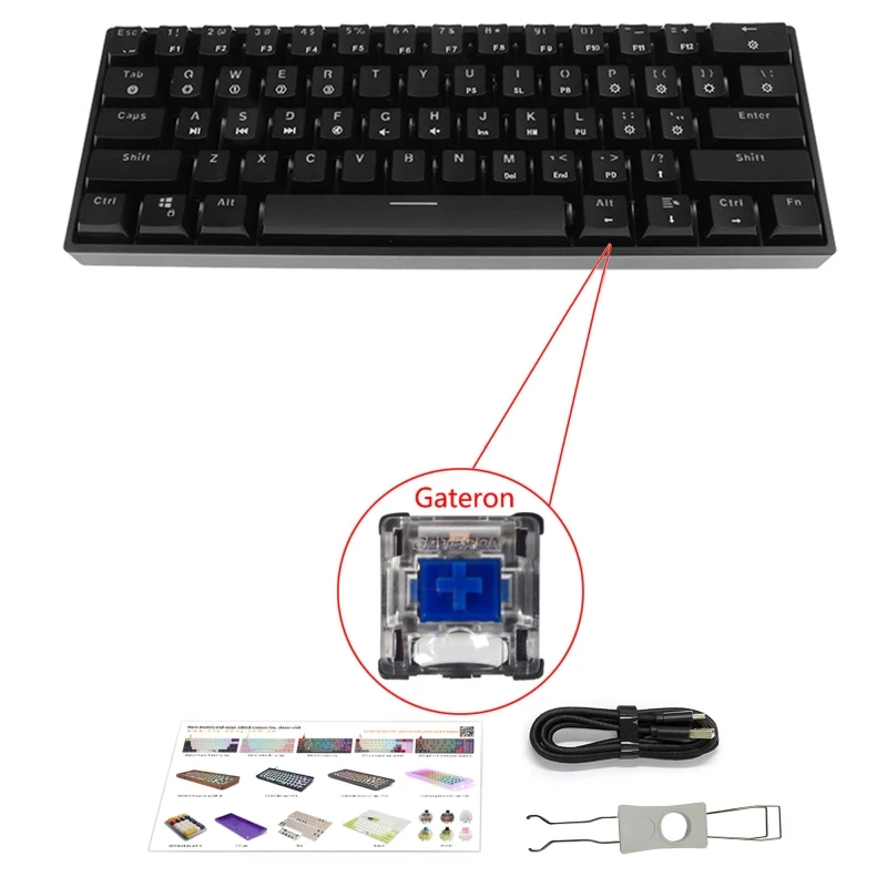 Механическая клавиатура со светодиодной подсветкой RGB, портативная компактная водонепроницаемая мини-клавиатура с проводом USB
Механическая клавиатура со светодиодной подсветкой RGB, портативная компактная водонепроницаемая мини-клавиатура с проводом USB