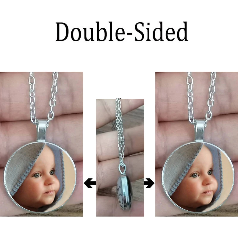 Diy Double Sided Personalized Logo Necklace Baby Family Couple Photo Birthday Gift Baptism Baby Necklace Family Gift
Diy Double Sided Personalized Logo Necklace Baby Family Couple Photo Birthday Gift Baptism Baby Necklace Family Gift