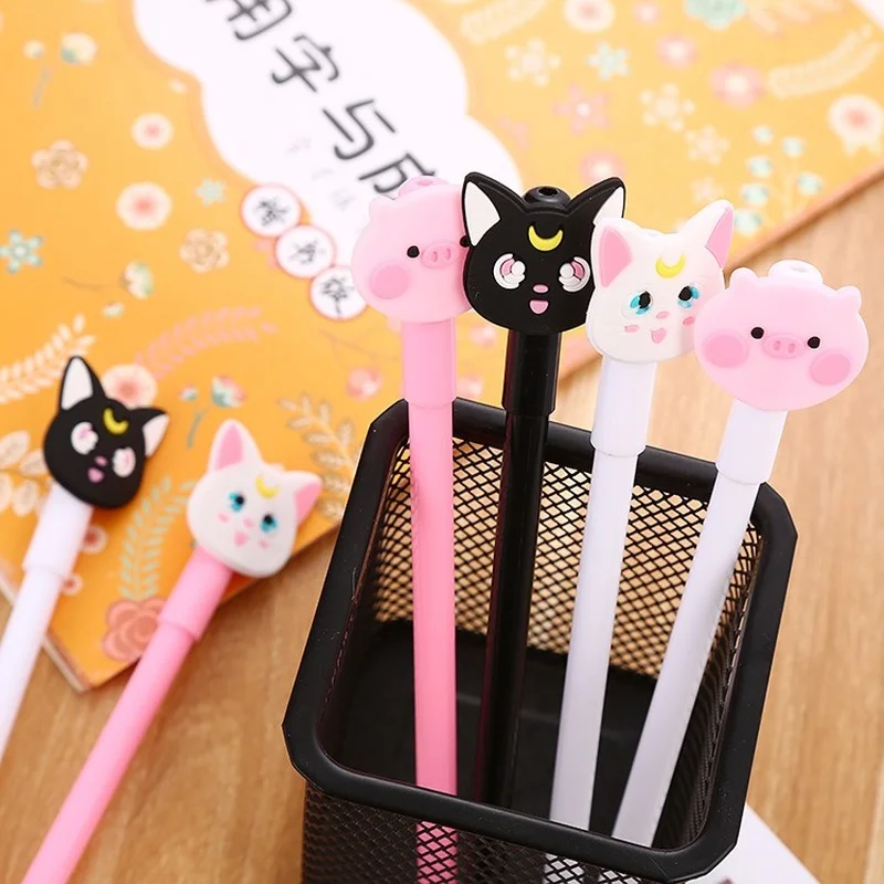 Kawaii Cartoon kitten Gel Pen Creative Cute Fresh Stationery Ball Pen Girl Heart Series Only for Student Exams Pen
Kawaii Cartoon kitten Gel Pen Creative Cute Fresh Stationery Ball Pen Girl Heart Series Only for Student Exams Pen