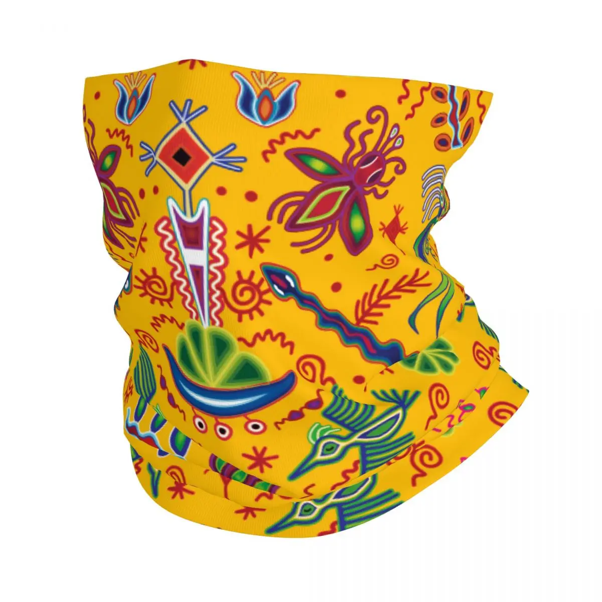 Mexican Huichol Pattern Thin Wrap Scarf Bandana Huichol Art Neck Gaiter Face Cover Headband
Mexican Huichol Pattern Thin Wrap Scarf Bandana Huichol Art Neck Gaiter Face Cover Headband